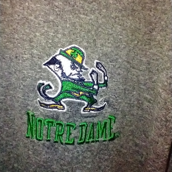 Champion Notre Dame Fighting Irish Short Sleeve Polo Shirt Men's sz XL. - Picture 3 of 6
